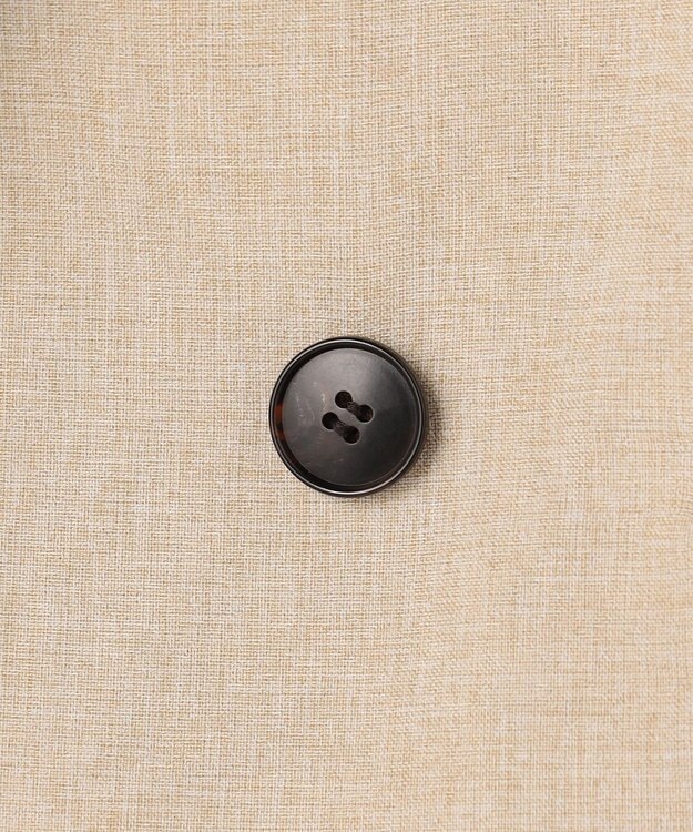 uncrave ウォッシャブルドライサップ ハーフスリーブジャケット シャンブレーベージュ