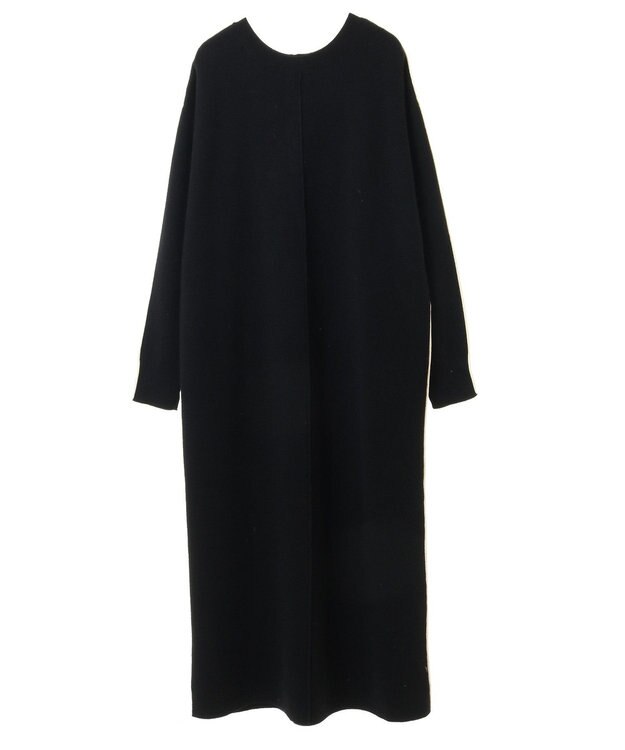 CRAFT STANDARD BOUTIQUE とてもちライン入りニットワンピース Black