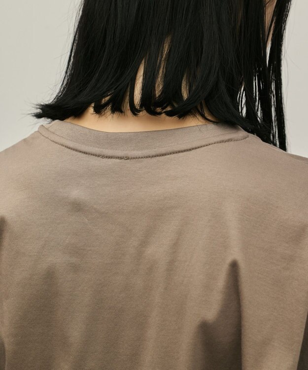 GRACE CONTINENTAL ルーズカットTシャツ ブラウン