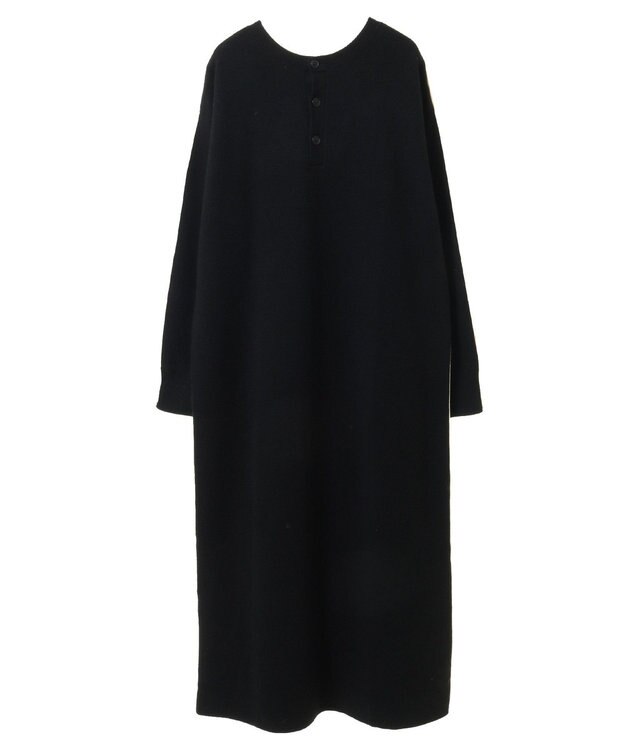 CRAFT STANDARD BOUTIQUE とてもちライン入りニットワンピース Black