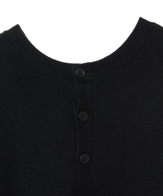 CRAFT STANDARD BOUTIQUE とてもちライン入りニットワンピース Black