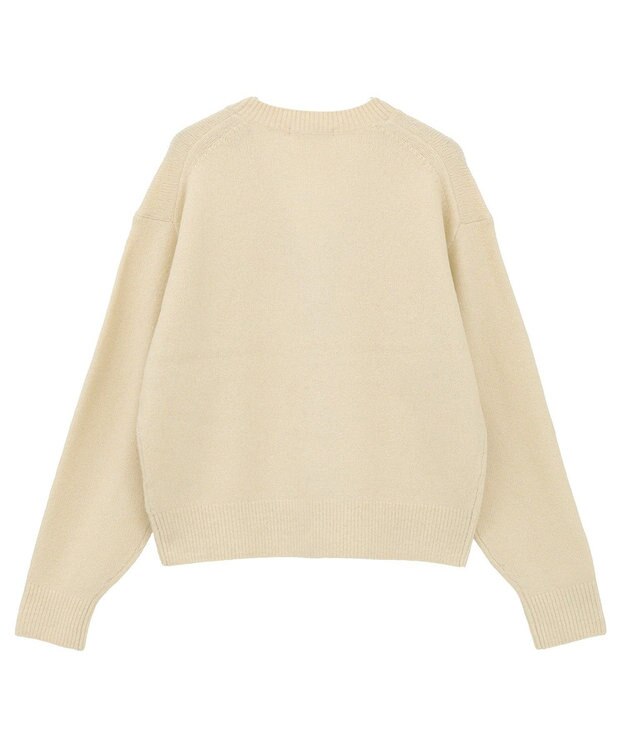 AMERICAN HOLIC Vネックラメニットカーディガン Ivory