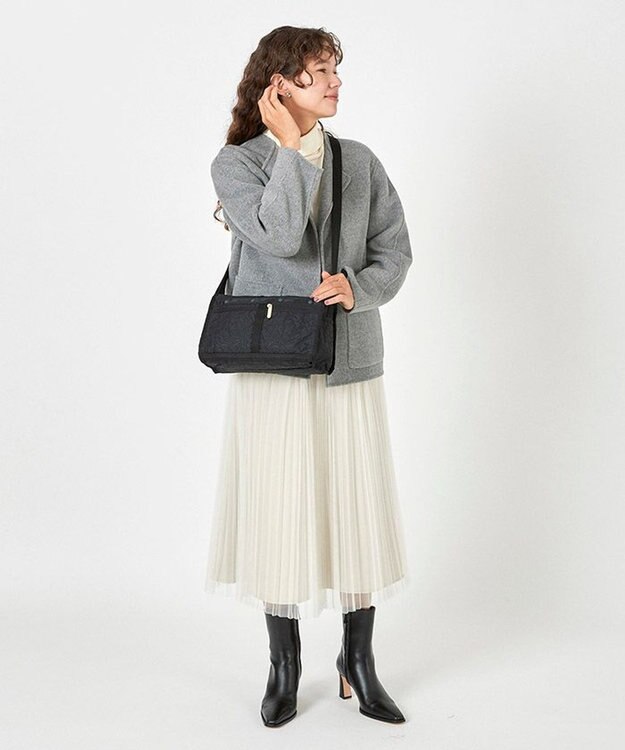 LeSportsac 【日本限定】DELUXE SHOULDER SATCHEL/パフィーブロッサムズ パフィーブロッサム