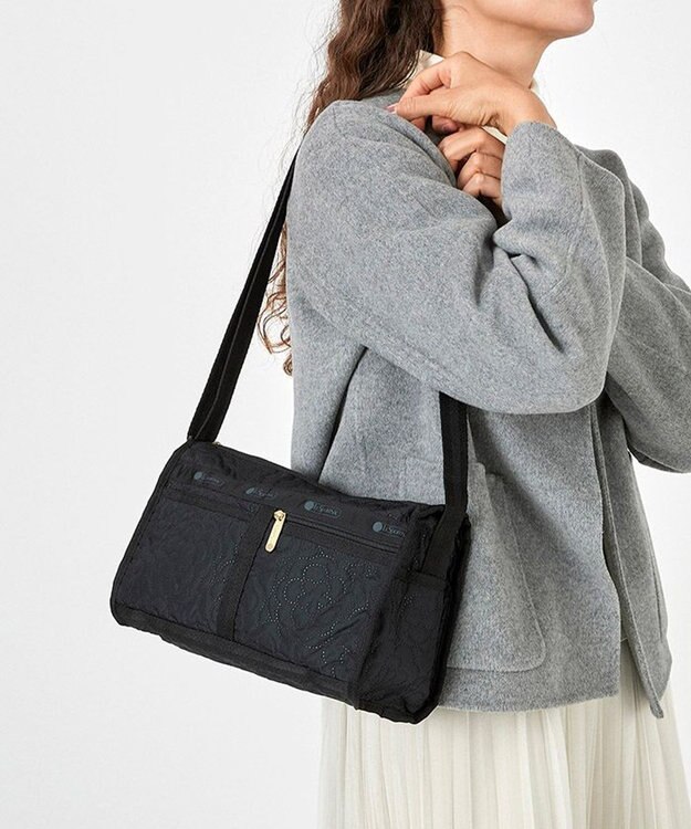 LeSportsac 【日本限定】DELUXE SHOULDER SATCHEL/パフィーブロッサムズ パフィーブロッサム