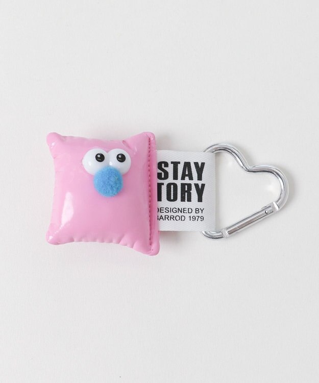 WEGO スクエアモンスターキーホルダー ピンク