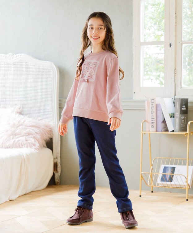 組曲 KIDS 【110-140㎝】NutsCracker トレーナー ローズ系