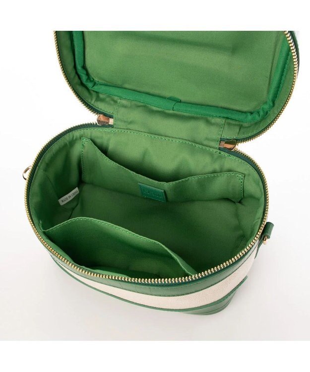 UNBILLION kakatoo バンブーハンドル2wayバニティバッグ グリーン