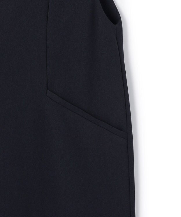 UNFILO L 【セレモニー】BEAUTY MOVE キーネック ジャンスカ ネイビー