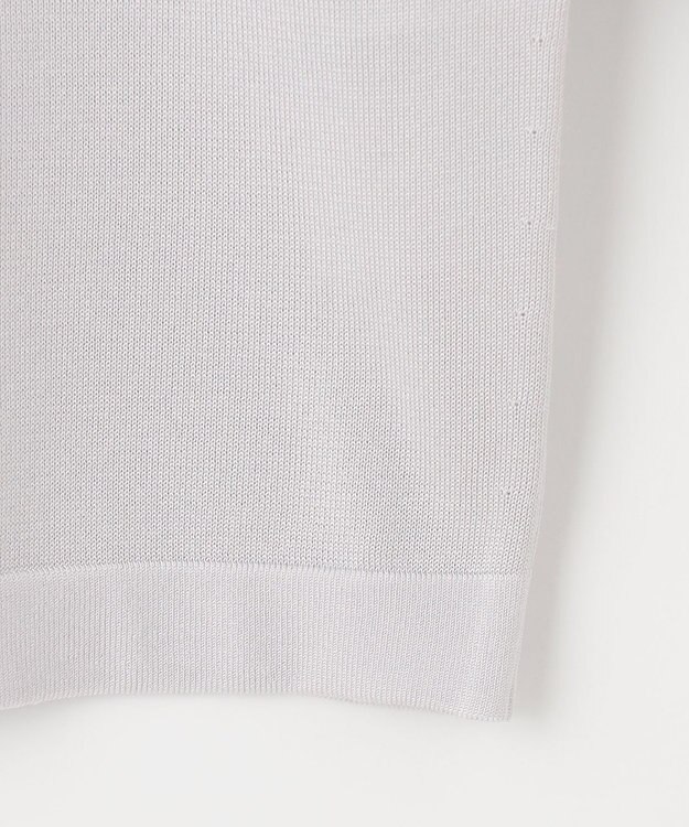 自由区 【XSサイズ～/洗える/セット可】シャインハイゲージ カーディガン ライトグレー系