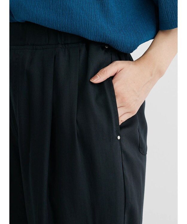 Green Parks ・ｆｕｒｒｙ　ｒａｔｅ　タックジョガーパンツ Black