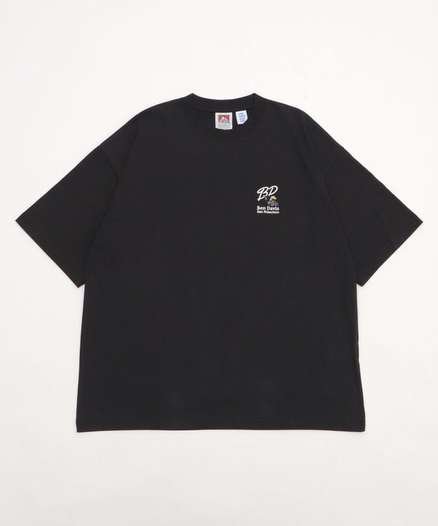 WEGO 【接触冷感/吸水速乾/ユニセックス着用ITEM/SMLサイズ展開】別注BENDAVISクールタッチワンポイントT（SS） ブラック