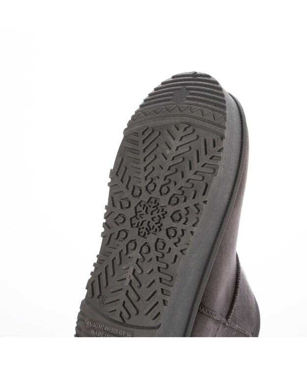 ing <ing>【WEB限定】ボリュームソールムートンブーツ グレー