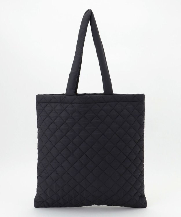 LA BAGAGERIE 【LA BAGAGERIE×HELLO KITTY】リボンチャーム付き　キルティングトート ブラック