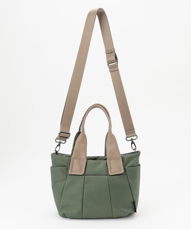 Y'SACCS 【Y’SACCS vous et】ナイロンキリカエ2WAYトート Sサイズ ライトグリーン