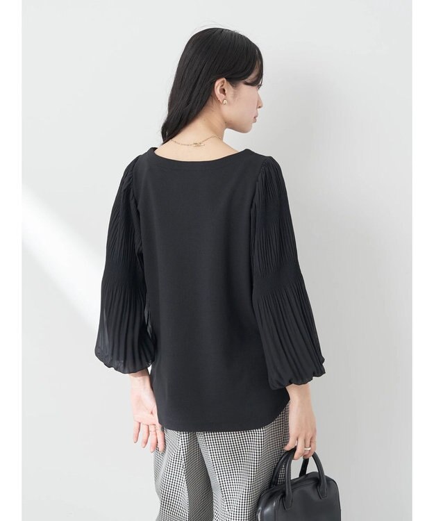 earth music&ecology マジョリカプリーツプルオーバー Black