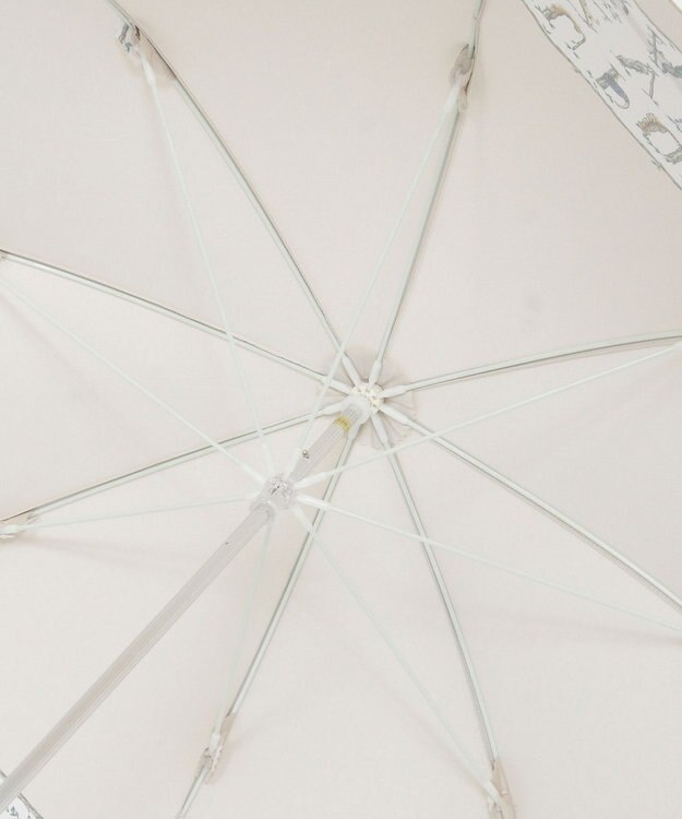 MOONBAT ポール & ジョー (PAUL & JOE ACCESSOIRES) ABC Garden アニマル 長傘 竹手元 ベージュ