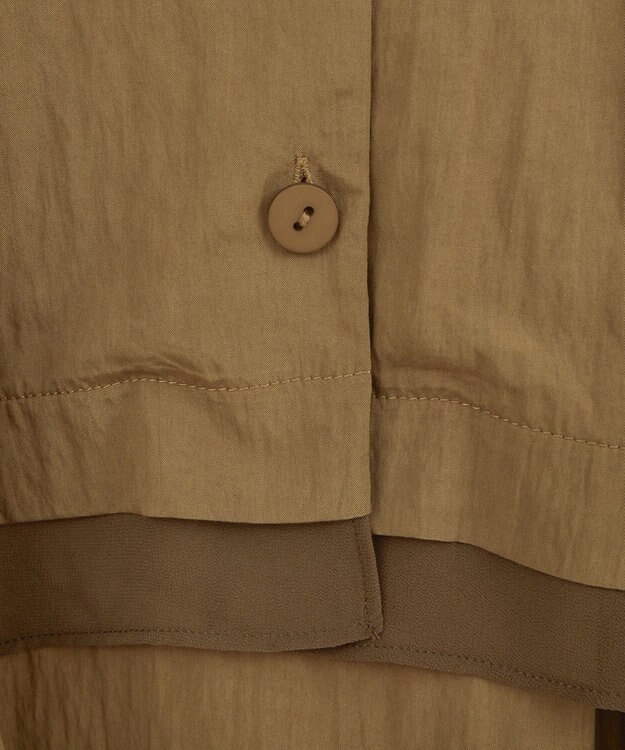 YECCA VECCA 【接触冷感】クロップドデザインジャケット② Camel