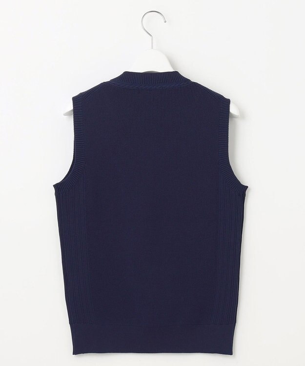 23区GOLF 【WOMEN】【ウォッシャブル】ニット ベスト ネイビー系