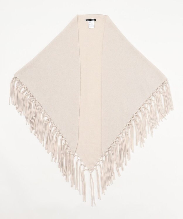 23区 ウールカシミヤ トライアングル ストール ベージュ系