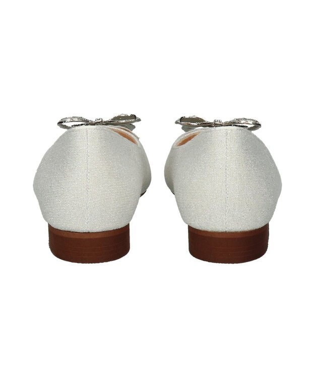 Bridget Birkin 【Bridget Birkin】ビジューリボンラメパンプス シルバー雑材