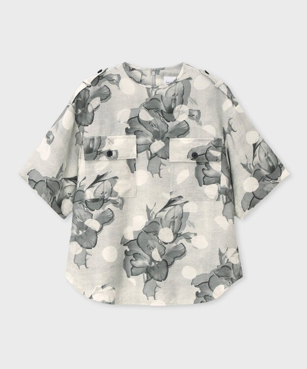 Paul Smith Polka Petal 半袖シャツ ライトグレー
