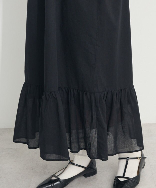 CRAFT STANDARD BOUTIQUE ティアードキャミワンピース Black