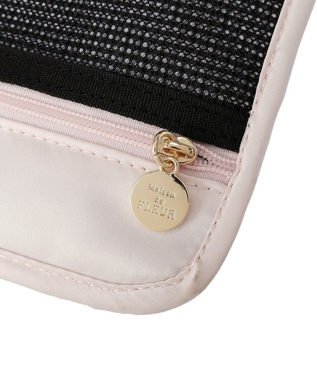 Maison de FLEUR リボン付き２Ｗａｙマルチケース Pink