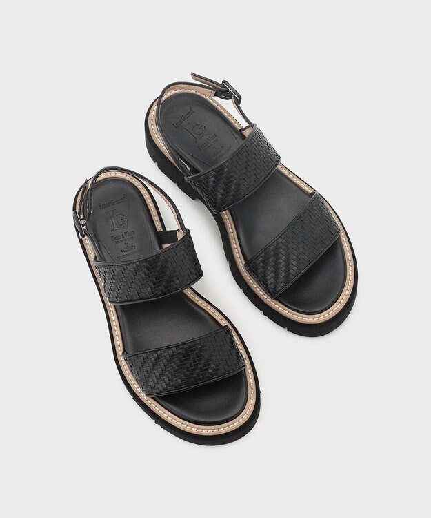 GRACE CONTINENTAL LUCA GROSSIメッシュサンダル ブラック