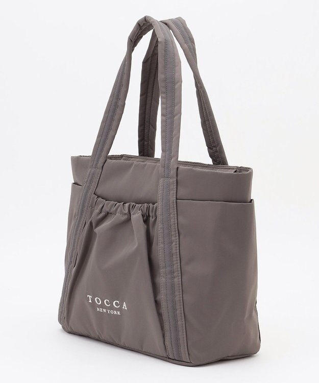 TOCCA 【WEB＆一部店舗限定】【A4サイズ対応・撥水・サスティナブル素材】SOSTA POCKETTOTE トートバッグ グレージュ系
