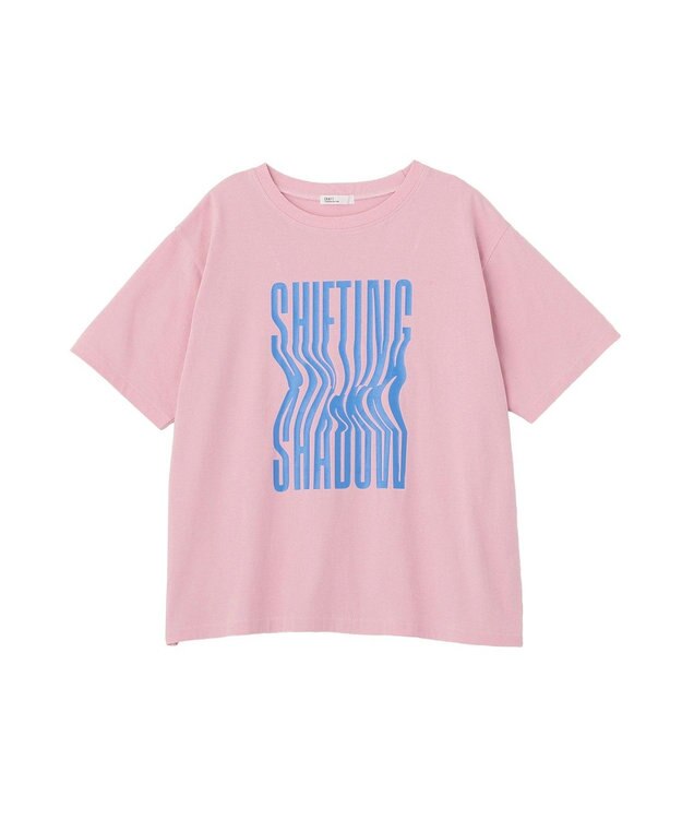 CRAFT STANDARD BOUTIQUE ツイストロゴハーフスリーブTシャツ Pink