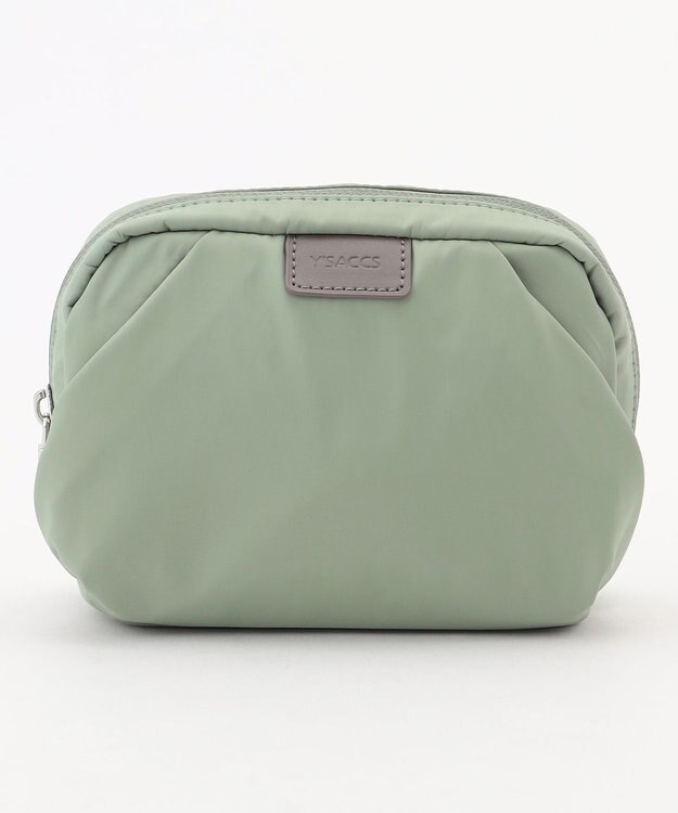 Y'SACCS 【ナイロンタフタ】トラベルポーチ ライトグリーン