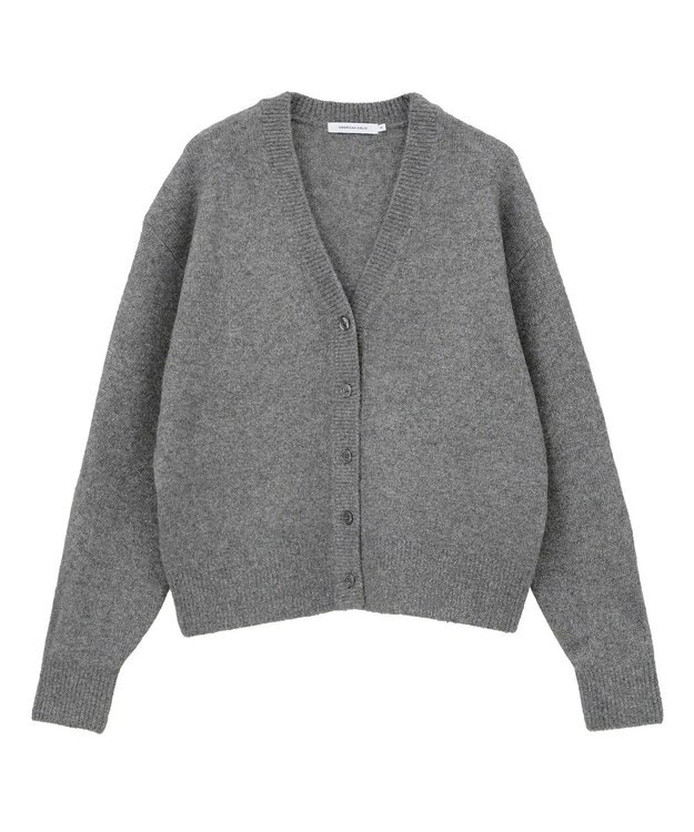AMERICAN HOLIC Vネックラメニットカーディガン Gray Mixture