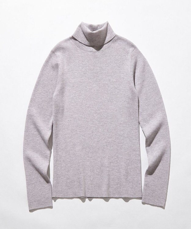 23区 S 【滝沢眞規子さん着用/WEB限定カラーあり】ウーステッドウール リブタートル ニット ベージュ系