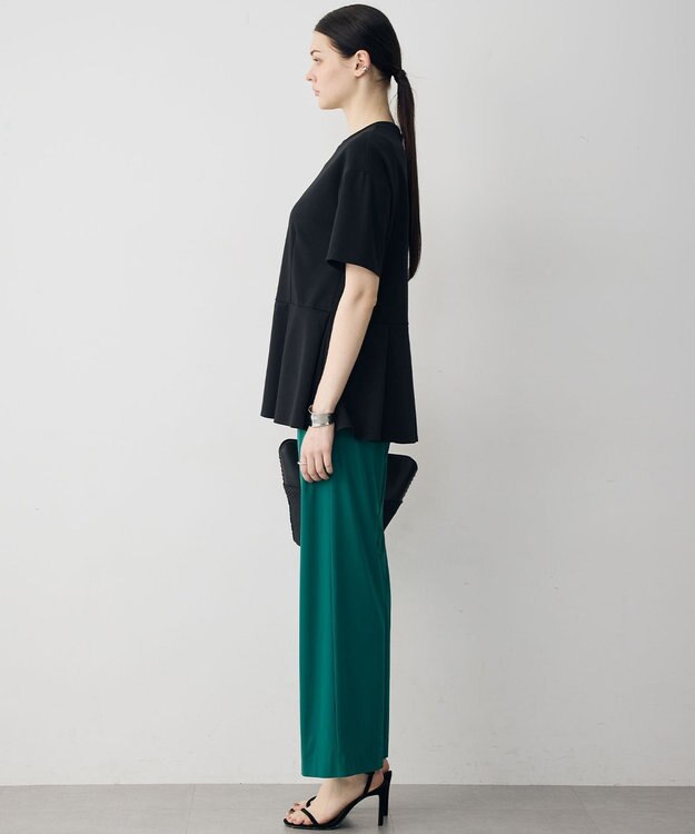 ICB 【WEB限定カラーあり】マットスキューバ トラックワイドパンツ エメラルド