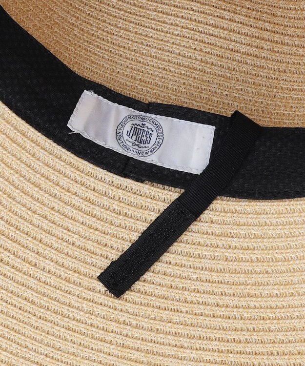 J.PRESS LADIES 【WEB限定カラーあり・洗える・UVカット・畳める】BRAID HAT ベージュ系