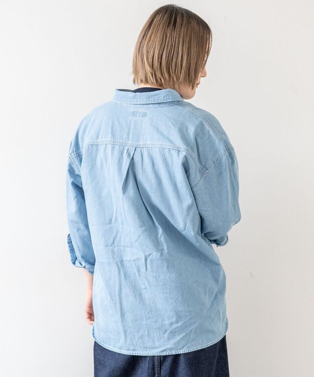 caqu work shirts ゆったりシルエットなワークシャツ 7years