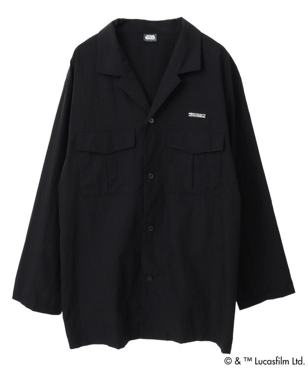 Green Parks ＳＴＡＲ　ＷＡＲＳ／バックプリントシャツ Black