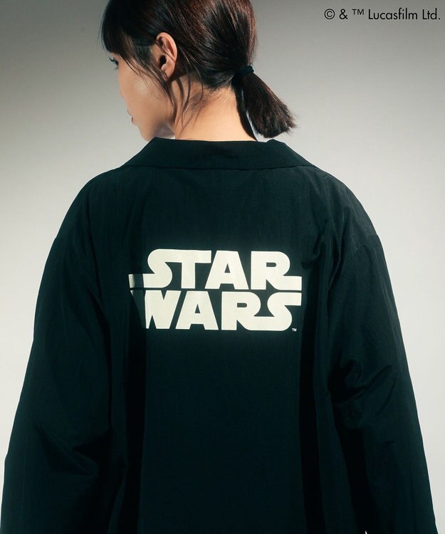 Green Parks ＳＴＡＲ　ＷＡＲＳ／バックプリントシャツ Black