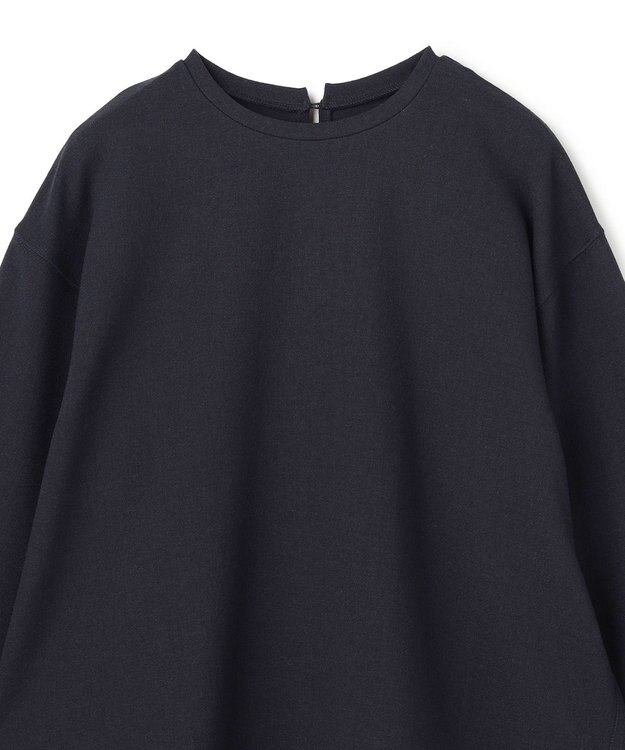 UNFILO ジョーゼット ラウンドテール プルオーバー ネイビー