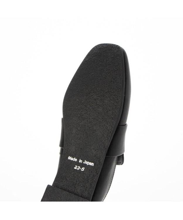 ing <ing>【WEB限定】レザーベルトローファー ブラック