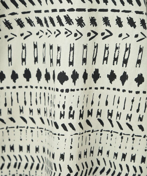 CRAFT STANDARD BOUTIQUE フリンジ紐付ペプラムブラウス Black