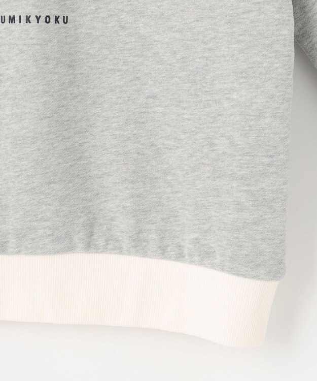 組曲 KIDS 【150-160cm】ロンドンスタンプ トレーナー グレー系