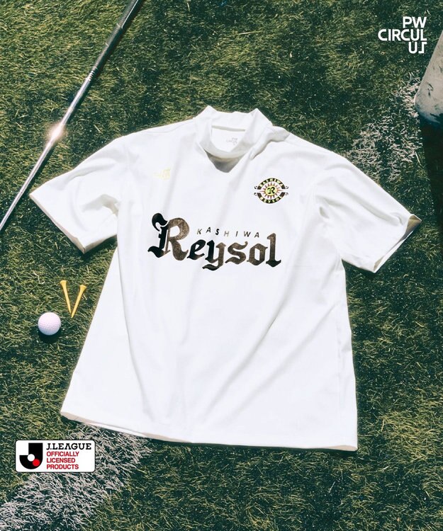 PW CIRCULUS 【UNISEX】J.LEAGUE モックネック J1所属の20クラブコラボ ゴルフ 柏レイソル
