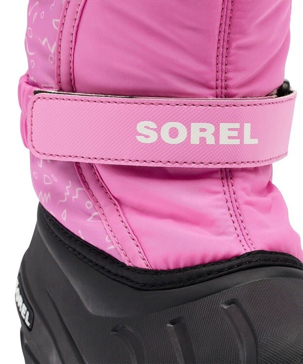 SOREL SOREL/ 【KIDS】チルドレンズ フルーリーブーツプリント /ソレル Orchid、 Black