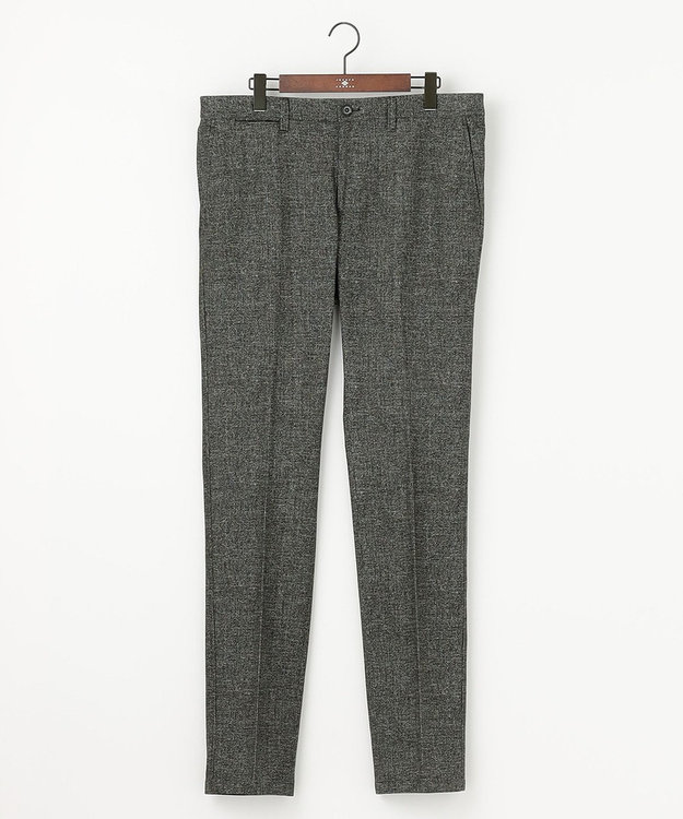 JOSEPH ABBOUD 【キングサイズ・ストレッチ】フランネルジャージ パンツ ダークブラウン系