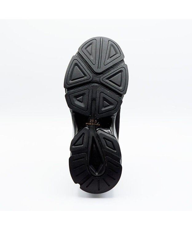 APOM ウォーターレジストスニーカーローファー ブラックスエード