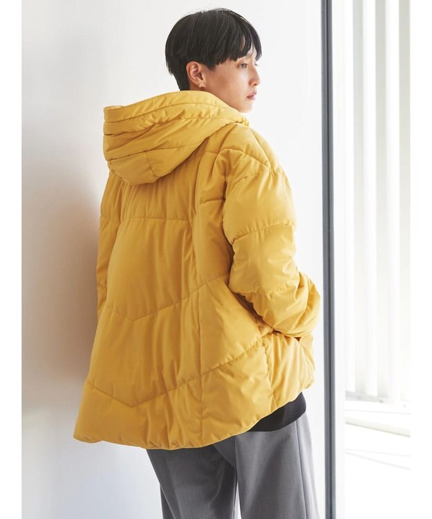 AMERICAN HOLIC キルポカカラフルポケッタブルフードコート Yellow