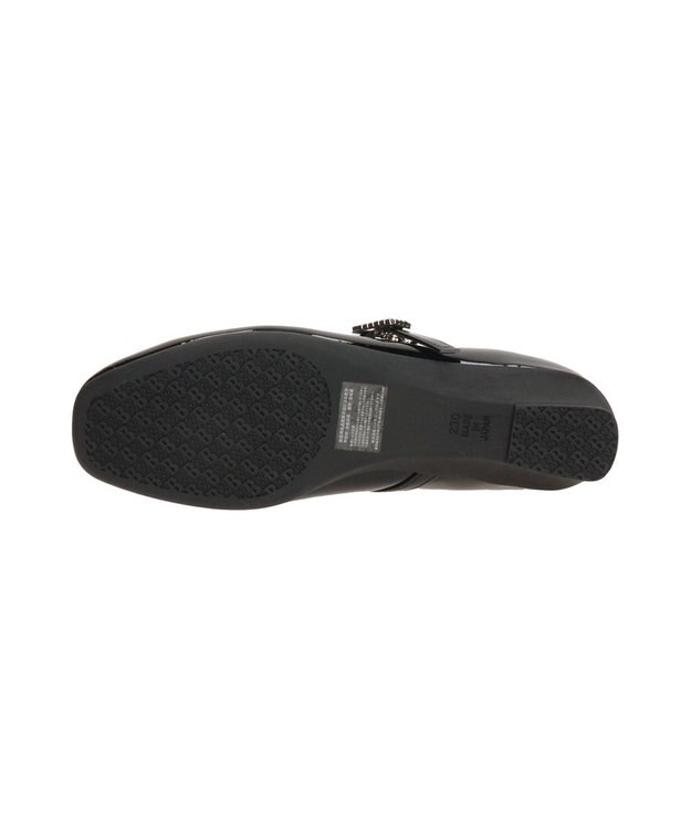 Bridget Birkin ＜3E＞【Bridget Birkin Walk】ビジューストラップコンフォートパンプス ブラックエナメル