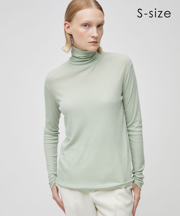 BEIGE， 【S-size】SORE / ハイネックカットソー Sage