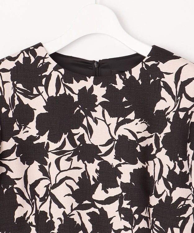 自由区 S 【Premium Collection】シャドウフラワープリント ワンピース ブラック系5